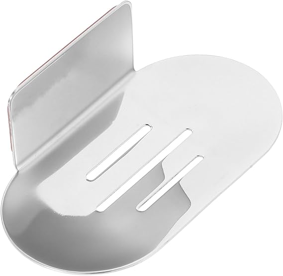 No Drilling Stainless Steel Dish Holder Wall Mount Install Dry and Clean