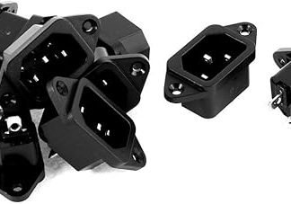 Aexit 100AC 250V 15A 3terminals IEC320C14 Socket Adapter Plug