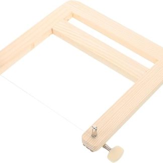 Baluue Wooden Soap Cutter with Ergonomic Handle Durable Versatile for Soap Making Butter Cheese Cutting Tool Safe Non-Slip for DIY and Daily Use