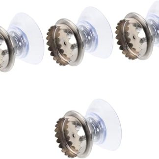 4 Sets Magnetic Soap Holder Soap Holder Soap Holder with Suction Cup Soap Holder for Shower Soap Holder Shower Bar Table Wall Soap Holder Bathroom Accessories Silver