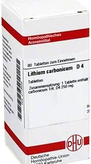 DHU Lithium Carbonicum D4 Tablets, Pack of 80 Tablets