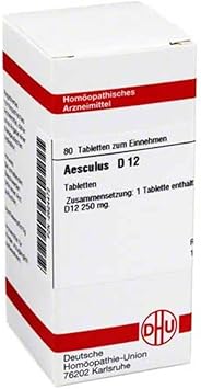 DHU Aesculus D12 Tablets, Pack of 80 Tablets