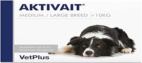 Aktivait Capsules for Medium/Large Dogs (Pack of 60)
