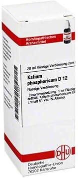 DHU Potassium Phosphoricum D12 Dilution, 20 ml Solution