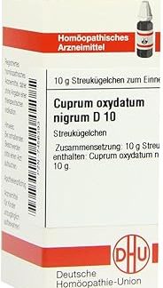 Cuprum Oxydatum Nigrum D 10 Globules