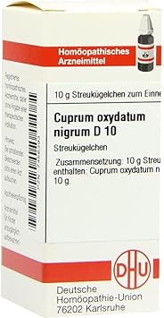 Cuprum Oxydatum Nigrum D 10 Globules