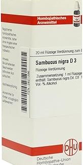 Sambucus nigra D 3, 20 ml