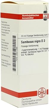Sambucus nigra D 3, 20 ml