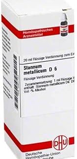 Stannum Met D 6, 20 ml