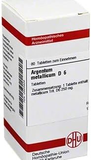 Argentum Metallicum D 6 Tablets Pack of 80