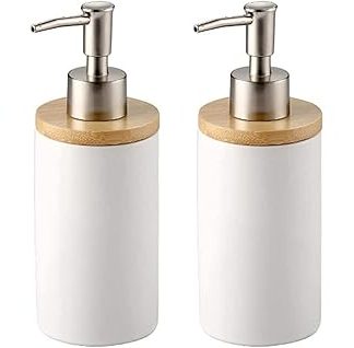 4 x 400 ml ceramic soaps, Nordic style, lotion soaps for kitchen and bathroom