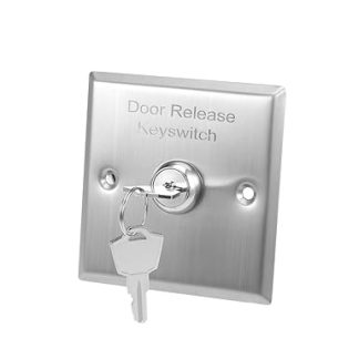 sourcing map Key Switch On/Off Exit Switch Music Door Release DPST for Access Control Panel Mounting with 2 Keys