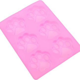 Healvian Cat Paw Print Mould Made of Silicone Cavities for Soap Making DIY Projects Baking Moulds for Chocolate and Sweets Non-Stick Mould for Crafts