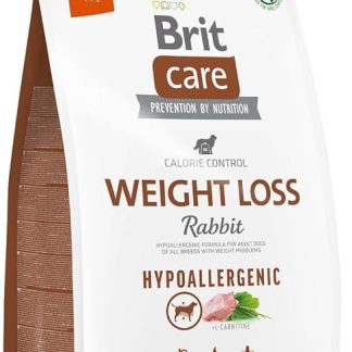 BRIT Care Hypoallergenic Adult Weight Loss Rabbit - Dry Dog Food - 3 kg