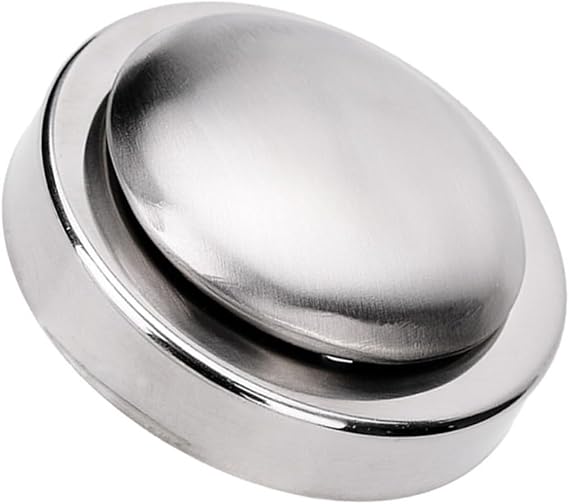 PRETYZOOM 1 Set Deodorant Odour Absorbing Soaps Odour Remover Stainless Steel Metal Soap Odour Absorber Stainless Steel Kitchen Soap Deodorant Soap Stainless Steel 304 Rounds
