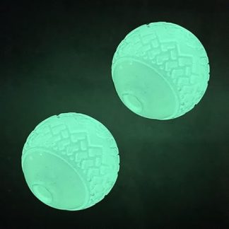 feixun 2 x Glow in the Dark Dog Toys