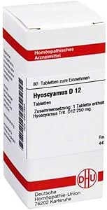 DHU Hyoscyamus D12 Tablets, Pack of 80 Tablets