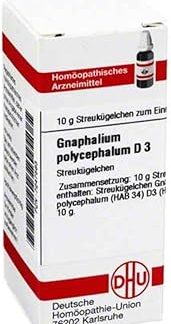 GNAPHALIUM POLYCEPHALUM D 3 Globules 10 g