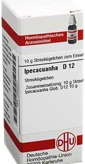 DHU Ipecacuanha D12 10g Globules