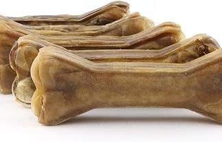 DOGBOSS 100% Natural Chew Bone 100% Horse Skin (5 Pack 100% Horse Skin in 12 cm)