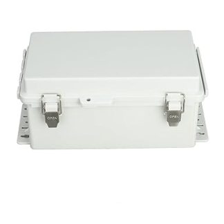 YueCoom Junction Box, Wasserof Junction Box, Outdoor Electrical Box, ABS Plastic IP66 WASHERFORTS 3 Holes Electrical Box for Power Project