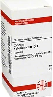 DHU Zincum Valerianicum D6 Tablets, Pack of 80 Tablets