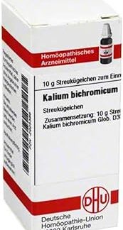 DHU Potassium Bichromicum D30 Scattering Balls 10 g Globules