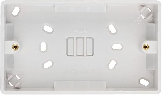 CASA 2G 29 mm PATTRESS BOX | Installation Boxes/Mounting Boxes Electric, 1 x Quantity - D9414NR