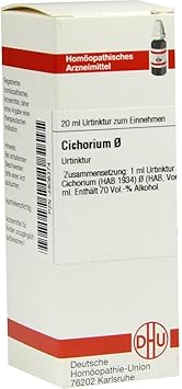DHU Cichorium Diameter Mother Tincture, 20 ml Solution