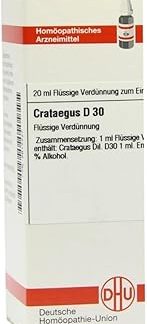 DHU Crataegus D30 Dilution, 20 ml Solution