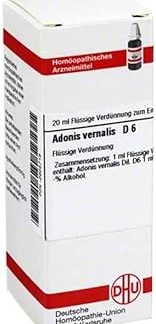 DHU Adonis Vernalis D6 Liquid Dilution 20ml Solution