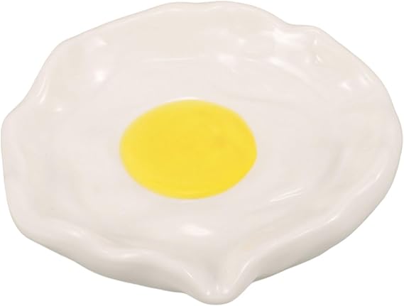VICASKY Soap Dish Draining Drain Drying Small Soap Dish Soap Holder Kitchen Bathroom Decor Soap Holder Travel Dish Soap Dishes Ceramic White