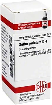 Sulphur Iodate D4 DHU Globules, 10 g Globules