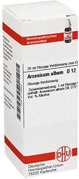 DHU Arsenicum Album D12 Dilution, 20 ml Solution