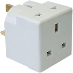 Multi Way Adapter x 1 Plug Electrical Electric Socket 13 AMP BS 1363/3