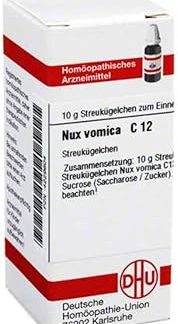 NUX VOMICA C 12 Globules 10 g