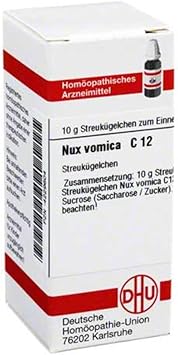 NUX VOMICA C 12 Globules 10 g