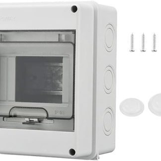 Weatherproof Fuse Box with 5 Modules, IP6For 5 Rated, ABS for Reliable Cable Protection