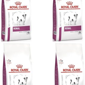 Royal Canin Veterinary Renal Small Dogs | Pack of 4 | 4 x 500g | Complete Diet Food for Adult Dogs | Can Help Support Kidney Function