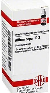 ALLIUM CEPA D 3 Globules 10 g