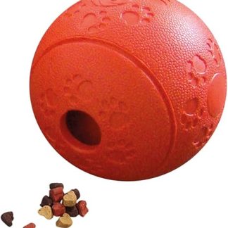 Nobby Solid Rubber Snack Ball Red 11 cm