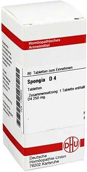 DHU Spongia D4 Tablets, Pack of 80 Tablets