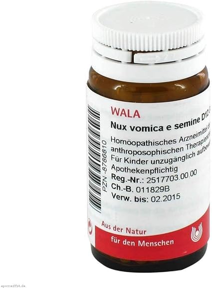 Nux Vomica E Semine D 12 Globules