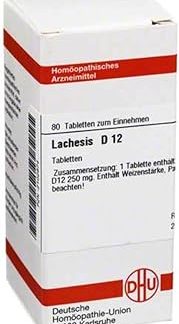 DHU Lachesis D12 Tablets, Pack of 80 Tablets
