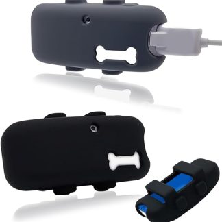 Silicone Case Compatible with Tractive GPS Dog Tracker, Waterproof Rubber Accessories Cover Finder, Robust Durable Safe Pet Tracker Holder for Collar (2 Pack)