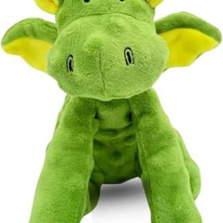 Generisch Dragon Dog Toy - Soft Plush Chew Toy with Squeaker & Crackle, Robust & Durable, Interactive for Small, Medium & Large Dogs
