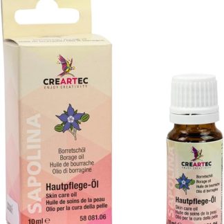 Artidee Createc - Skin Care Product Borage Oil - for Dry and Mature Skin, for Natural Moisture - for the Production of Nourishing Soaps - 10 ml - Made in Germany