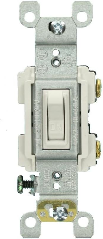 Leviton M52-RS115-2 WM 15-AMP White Preferred Switch (10 Pack)