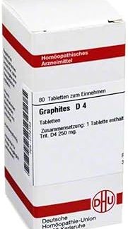 DHU Graphites D4 Tablets, Pack of 80 Tablets