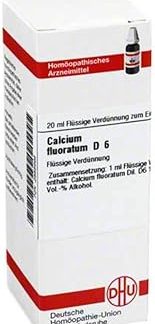 DHU Calcium Fluoratum D6 Dilution, 20 ml Solution